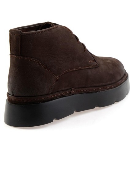 Kahve Hakiki Deri Erkek Bot & Bootie E02089000401 modelleri