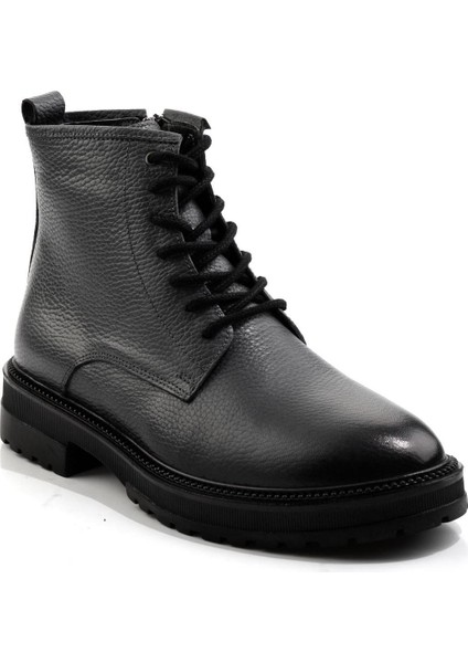 Gri Hakiki Deri Erkek Bot & Bootie E02594401340 fiyatları