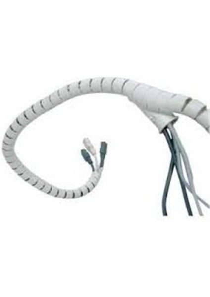 R1034 16 mm 1.5 mt Kablo Toplayıcı Spiral Gri