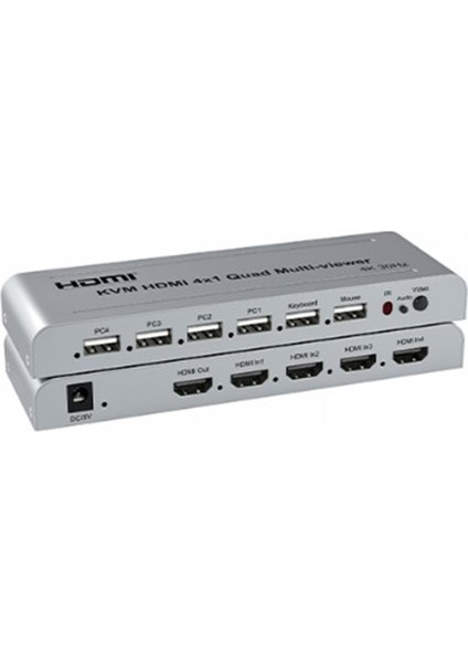 Nvc-Hdsw4-Kvm 4K HDMI Switcher 4×1
