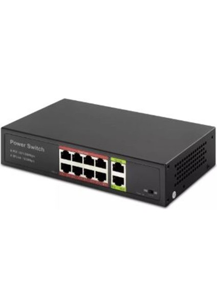 Hadron HD08 Poe Swıtch 2uplınk 8+2 10-100 Mbps 8port