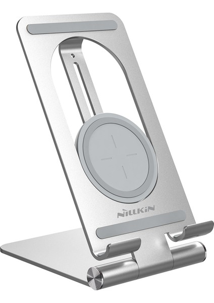 NKT01 Powerhold Tablet 15W Wireless Şarj Cihazı Masaüstü Tablet Tutucu Stand