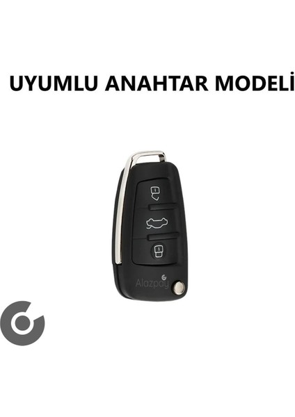 Audi A1 A3 A4 A5 A6 A7 & Q3 Q5 Q7 Q8 & Tt S3 S4 S6 Rs Tpu Titan Gri Anahtar Kılıfı fiyatları