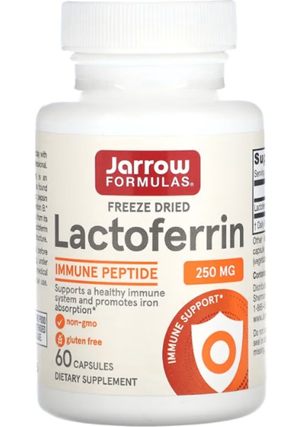 Lactoferrin 250 Mg Freeze Dried 60 Capsules