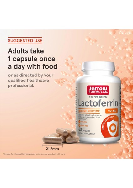 Lactoferrin 250 Mg Freeze Dried 60 Capsules fırsatları