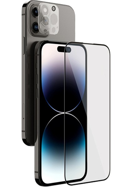 iPhone 14 Pro 2in1 Kamera Lens + Hd Cam Ekran Koruyucu