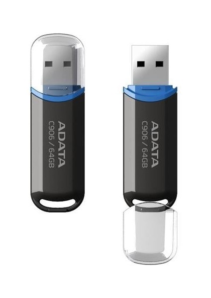 C906-64GB 64GB Usb2.0 Classic Black Flash Bellek