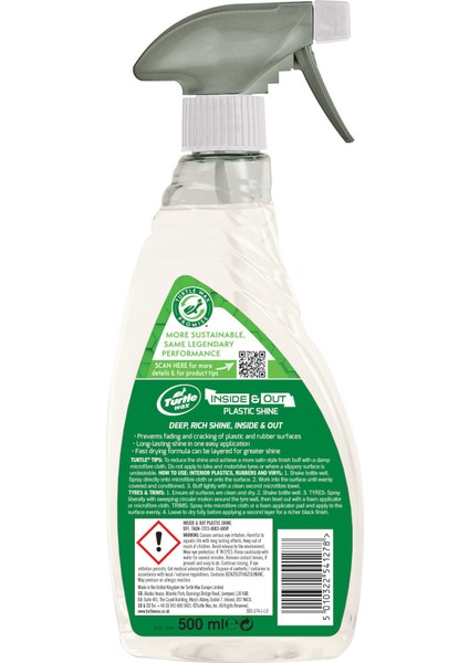 New Iç ve Dış Plastik Aksam Parlatıcı 500 ml fiyatları