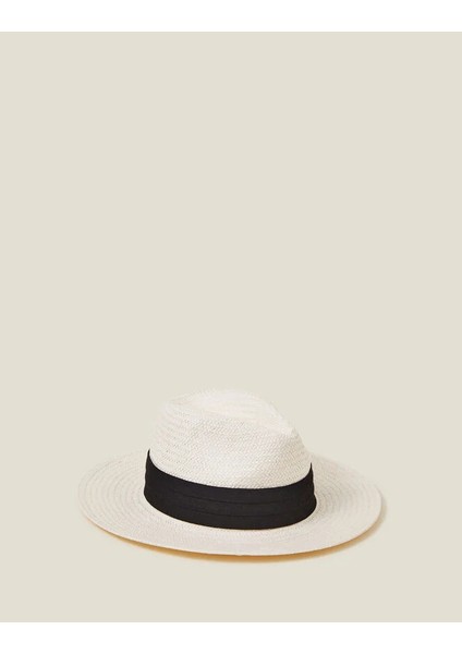 Louise Fedora Hasır Şapka