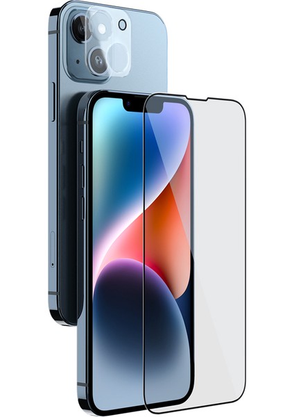 iPhone 14 2in1 Kamera Lens + Hd Cam Ekran Koruyucu