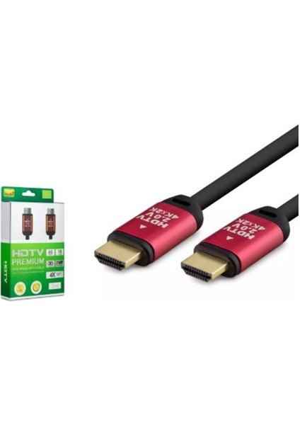 HDX2038 HDMI Kablo Pvc 4K Od8.0 3m Siyah