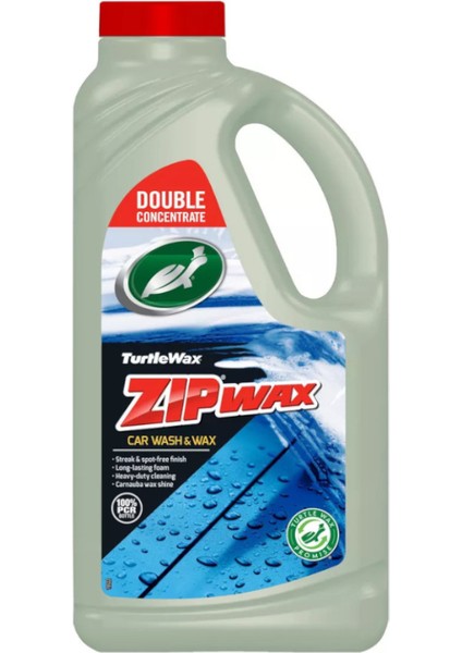 New Zip Wax Cilalı Oto Yıkama Şampuanı 60 Yıkama 1 Lt