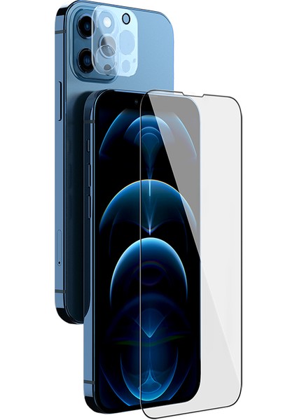 iPhone 13 Pro Max 2in1 Kamera Lens + Hd Cam Ekran Koruyucu