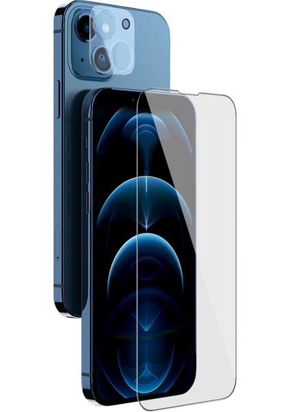 iPhone 13 2in1 Kamera Lens + Hd Cam Ekran Koruyucu