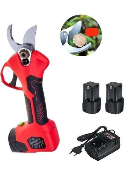 F20 25 mm Çift Akülü Dal Budama Makinesi