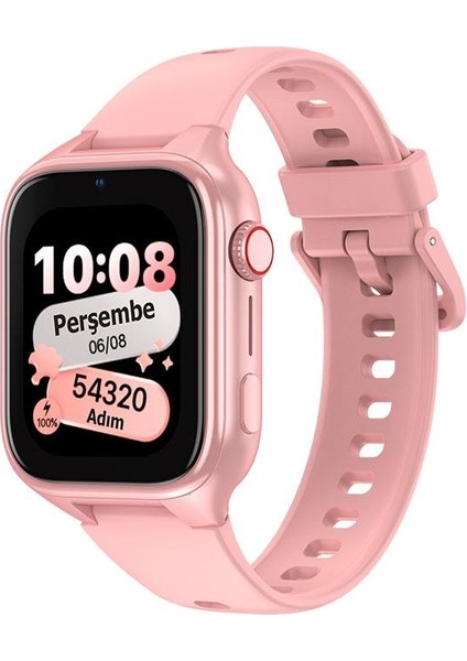 Kidi GPS 4G Sim Kartlı Akıllı Çocuk Saati Pembe 2KSW02