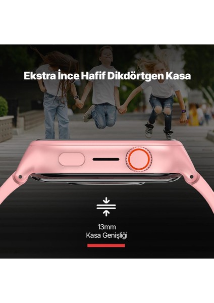 Kidi GPS 4G Sim Kartlı Akıllı Çocuk Saati Pembe 2KSW02 modelleri