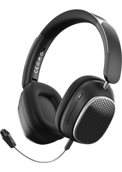 Yeni E-Spor Oyun Kulaklığı Kablosuz Bluetooth Kulaklık Anc Aktif Gürültü Azaltma Tam Kulak Kulaklık (Yurt Dışından)