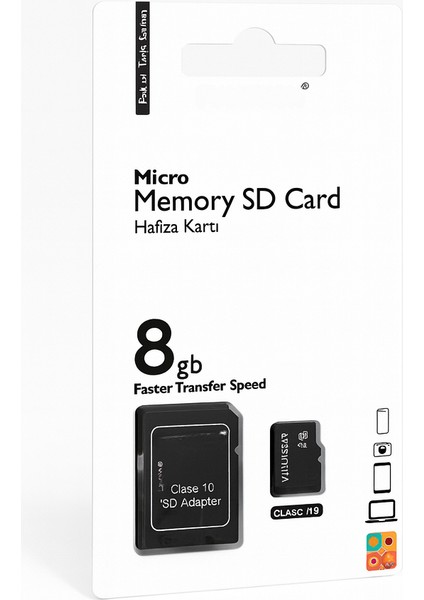 4 GB Class 10 Micro Sd Kart + Sd Adaptör - Yüksek Hızlı Hafıza Kartı fiyatları