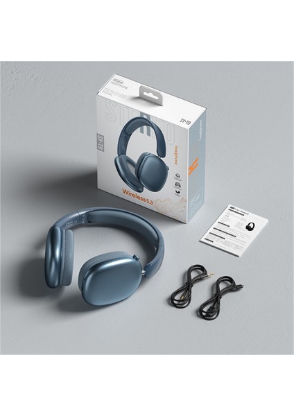 2025 Yeni Bluetooth Müzik Kulaklığı Kablosuz Kulaklık Uzun Pil Ömrü Spor Telefonu Rahat Giyilebilir (Yurt Dışından)