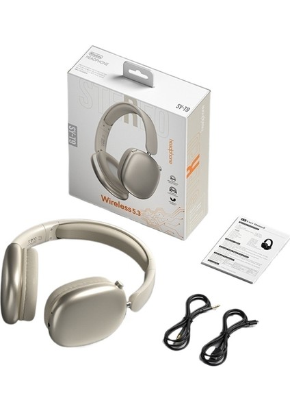 2025 Yeni Bluetooth Müzik Kulaklığı Kablosuz Kulaklık Uzun Pil Ömrü Spor Telefonu Rahat Giyilebilir (Yurt Dışından)