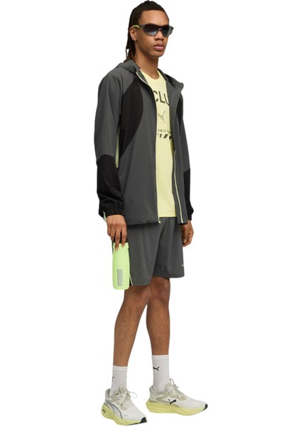 Run Ultraweave Hooded Gri Erkek Yağmurluk modelleri