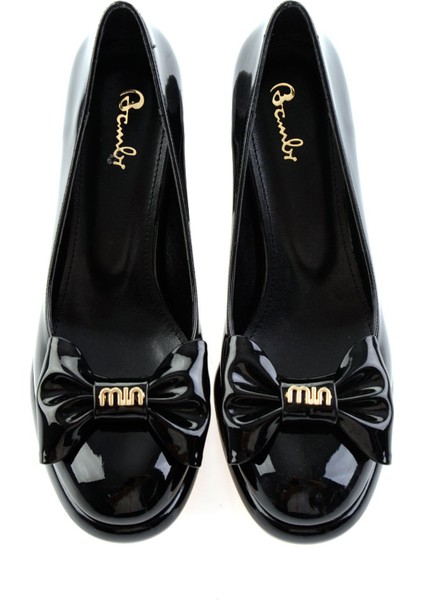 Siyah Kadın Klasik Topuklu Ayakkabı K01231455498 fırsatları