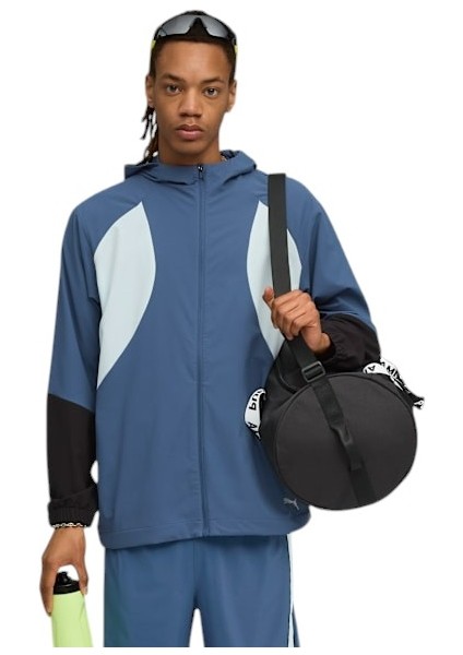 Run Ultraweave Hooded Mavi Erkek Yağmurluk