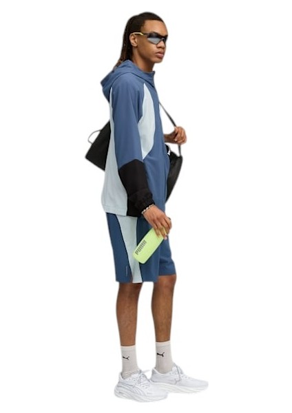 Run Ultraweave Hooded Mavi Erkek Yağmurluk modelleri