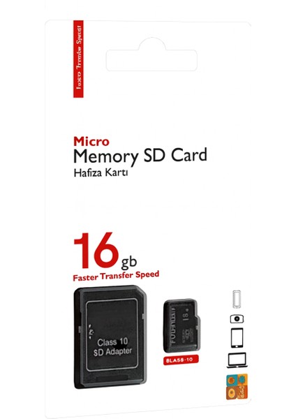4 GB Class 10 Micro Sd Kart + Sd Adaptör - Yüksek Hızlı Hafıza Kartı fiyatları