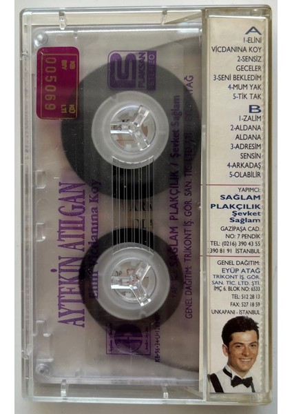 Aytekin Atılgan Elini Vicdanına Koy Kaset (Orijnal Dönem Baskı Kaset) fiyatları