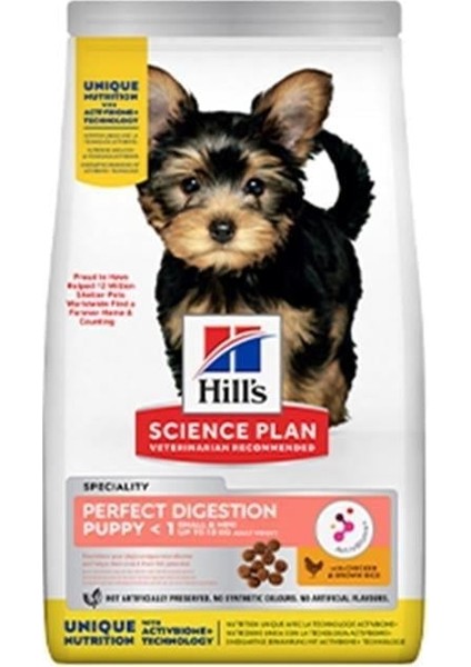 Hills Perfect Digestion Tavuklu Küçük Irk Yavru Köpek Maması 1,5 Kg fiyatları