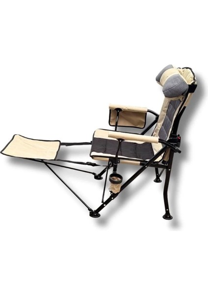 Katlanır Kamp Sandalyesi Comfort - Sırt Ayarlanabilir Bej Unisex Kamp Sandalyesi modelleri