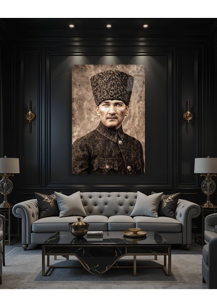 Ata - Mustafa Kemal Atatürk - Ata Sözü Cam Tablo fiyatları