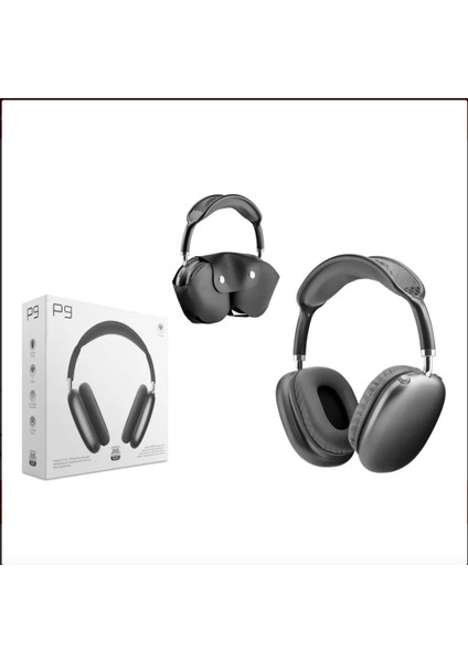 P9 Air Pro Max Kablosuz 5.0 Mikrofonlu Gürültü Engelleyici (Kılıflı) Bluetooth Kulaklık Renkli
