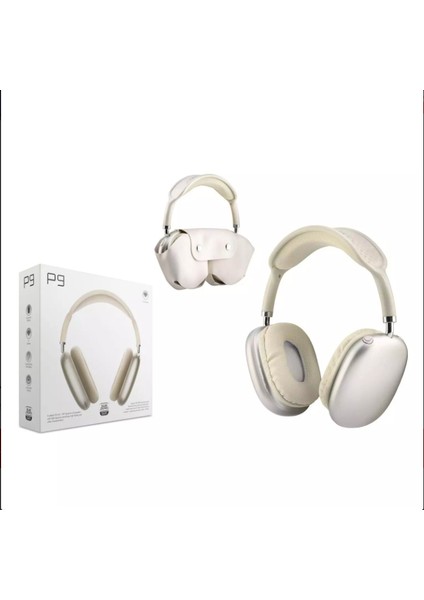P9 Air Pro Max Kablosuz 5.0 Mikrofonlu Gürültü Engelleyici (Kılıflı) Bluetooth Kulaklık Renkli fiyatları
