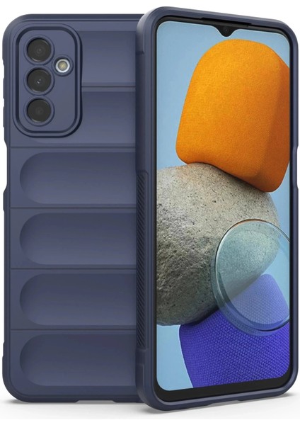 Samsung Galaxy M23 Kılıf Optimum Silikon - LACIVERT-(5796)