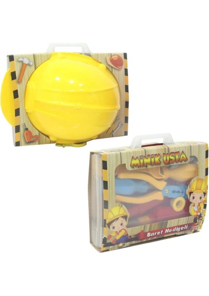 Minik Usta Çantalı Baretli Tamir Seti modelleri