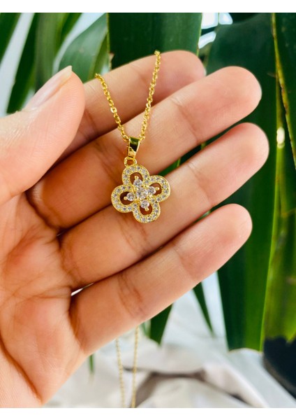 Çiçek Model Paslanmaz Çelik Kadın Kolye fiyatları