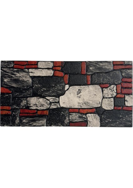 3 Boyutlu Buz Taş Desenli Strafor Duvar Kaplama Paneli