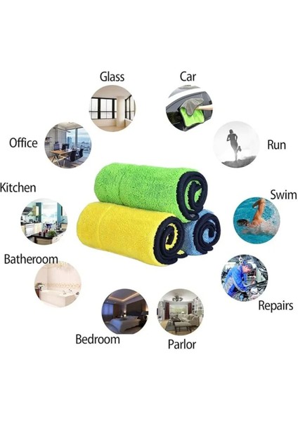 3-Piece Microfiber (Yurt Dışından) indirimleri