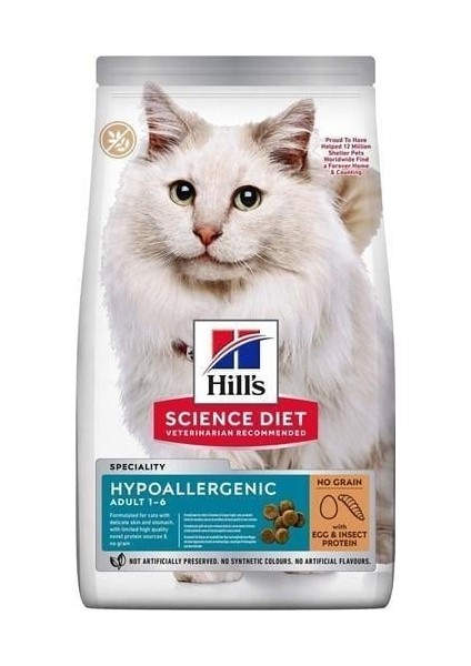 Hypo-Allergenic Yetişkin Kedi Maması 1.5kg modelleri