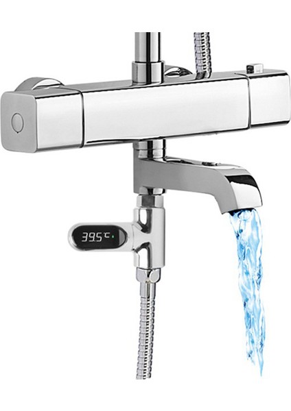 LED Ekran Ev Su Duş Termometre Akışı Kendinden 8-85 ° Bebek Için Görsel Su Sıcaklığı Ölçer Monitörü (Yurt Dışından) fırsatları