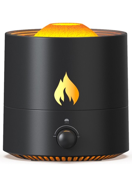 Hava Nemlendirici Simüle Alev Esansiyel Yağı Difüzör Ev Odası Araba USB Ultrasonik Parfüm Siyah Abd Plug (Yurt Dışından)