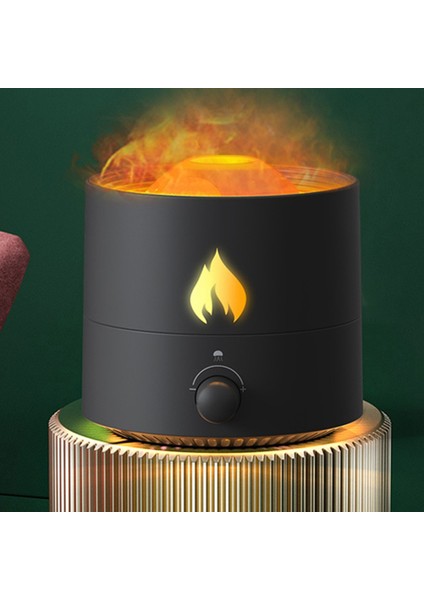 Hava Nemlendirici Simüle Alev Esansiyel Yağı Difüzör Ev Odası Araba USB Ultrasonik Parfüm Siyah Abd Plug (Yurt Dışından) fırsatları