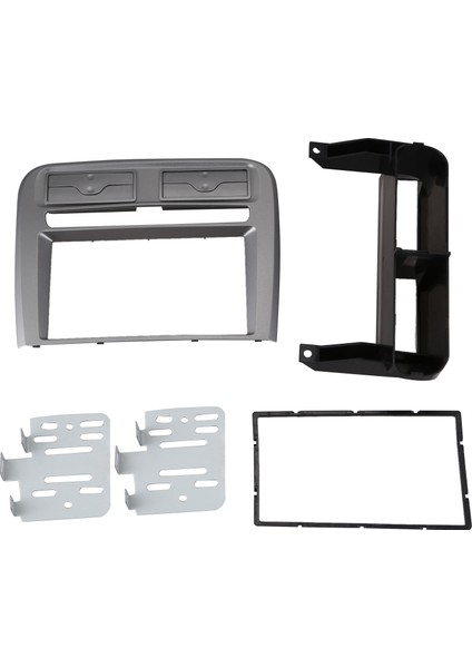 2 Din Araba Radyo Fasya Grand Punto 2005-2009 Için Fit Sol Tekerlek Dash Montaj Kurulum Trim Çerçeve Stereo Kiti (Yurt Dışından)