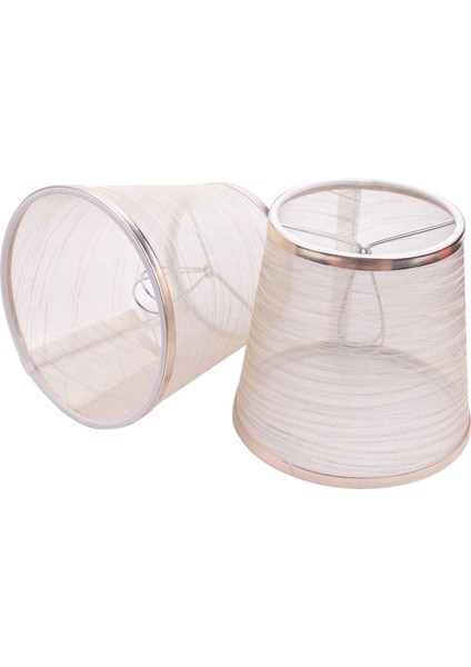 2 Paket Klipsli Tül Avize Abajur Küçük Dik Duvar Mum Işığı Abajur (Altın) (Yurt Dışından) modelleri