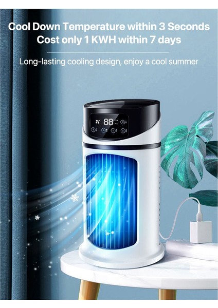 USB Taşınabilir Hava Soğutucu Fan Klima Masaüstü Hava Soğutma Fanı Nemlendirici Sprey Soğutma Fanı Ofis Yatak Odası Için (Yurt Dışından) modelleri