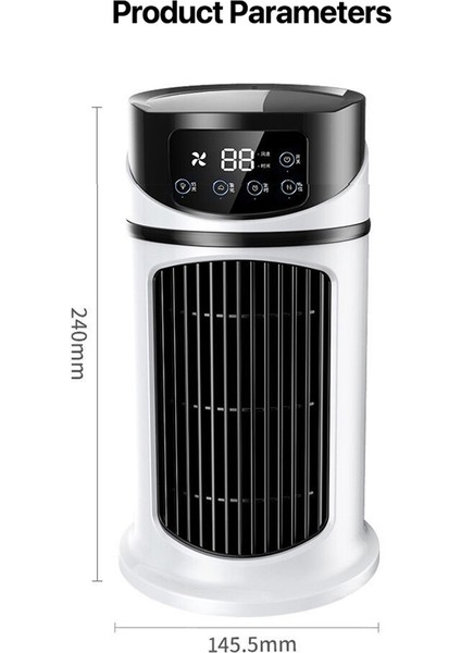 USB Taşınabilir Hava Soğutucu Fan Klima Masaüstü Hava Soğutma Fanı Nemlendirici Sprey Soğutma Fanı Ofis Yatak Odası Için (Yurt Dışından) fırsatları