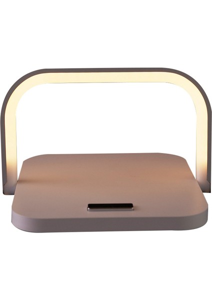 Kablosuz Şarj Cihazı Masa Lambası Cep Telefonu Braketi LED Gece Lambası Yatak Odası Başucu Oturma Odası Için Taşınabilir (Yurt Dışından)